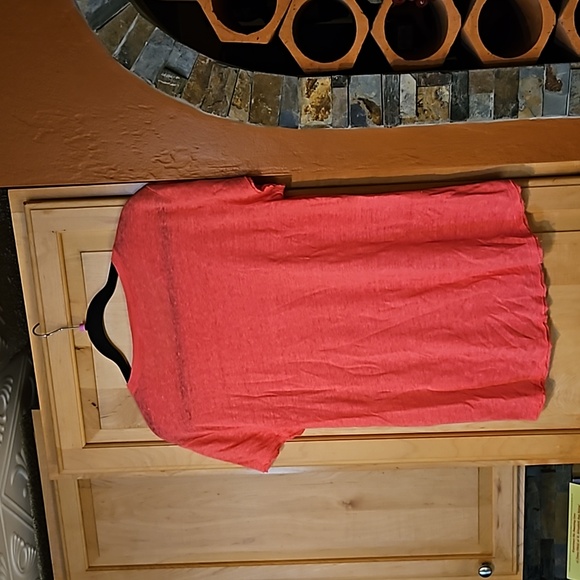 Frame Denim Easy True Organic Linen Knit Short Sleeve T-Shirt Tee Top Pink - Picture 2 of 3